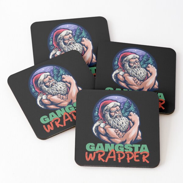 Item preview, Gangsta wrapper Santa Claus designed and sold by Petra Becker.