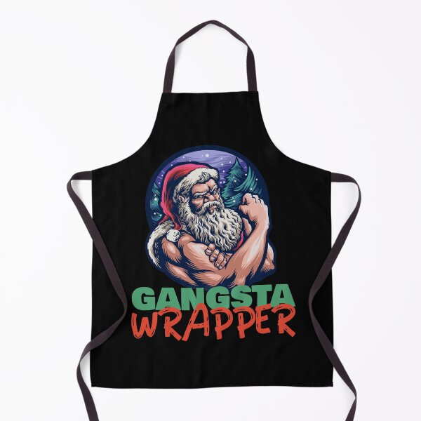 Item preview, Gangsta wrapper Santa Claus designed and sold by Petra Becker.