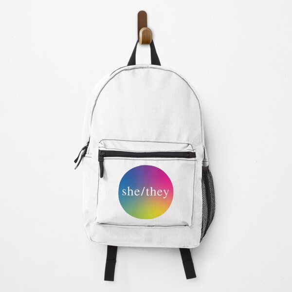 Item preview, She/They Pronouns designed and sold by Gold Star Creative.