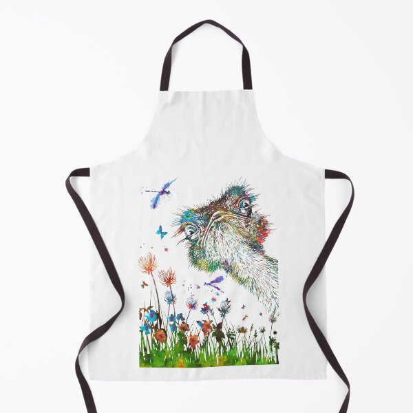 Item preview, Ostrich peeking designed and sold by Rosaliartbook.