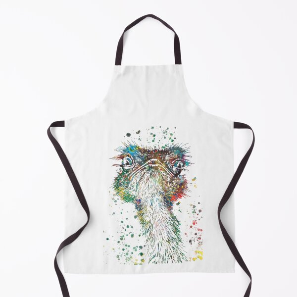 Item preview, Ostrich peeking designed and sold by Rosaliartbook.