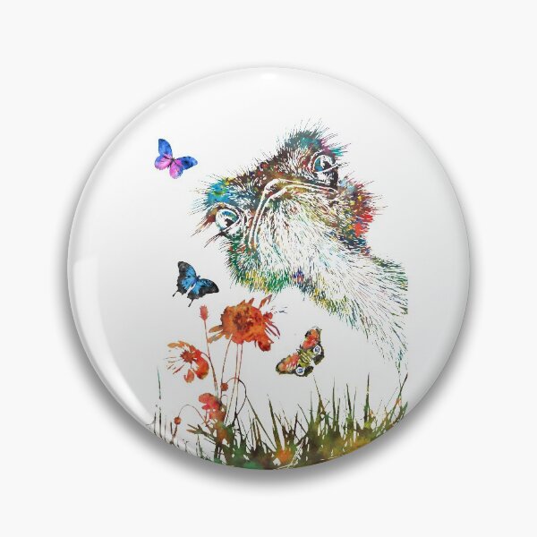 Item preview, Ostrich peeking designed and sold by Rosaliartbook.