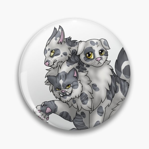 Item preview, CerPURRus: Grey Bicolor Tabby designed and sold by spyroid101.