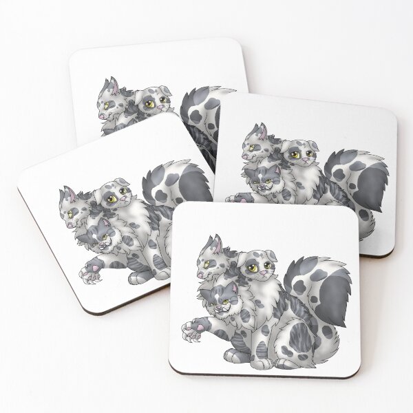 Item preview, CerPURRus: Grey Bicolor Tabby designed and sold by spyroid101.