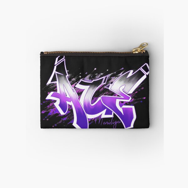 Artikelvorschau, asexuelles Pride-Graffiti entworfen und verkauft von Mari-Firefly.