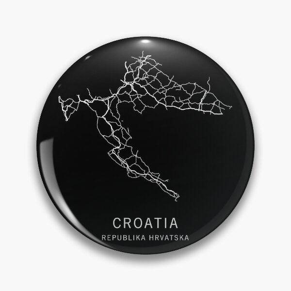 Item preview, Croatia Road Map designed and sold by clarkstpress.