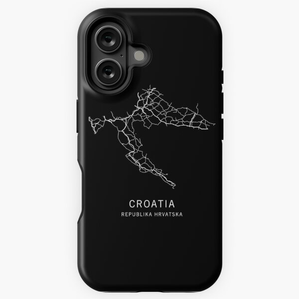 Item preview, Croatia Road Map designed and sold by clarkstpress.