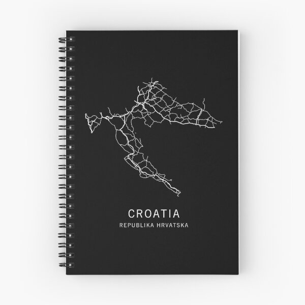 Item preview, Croatia Road Map designed and sold by clarkstpress.