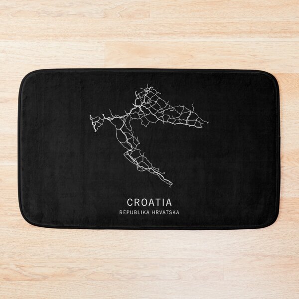 Item preview, Croatia Road Map designed and sold by clarkstpress.