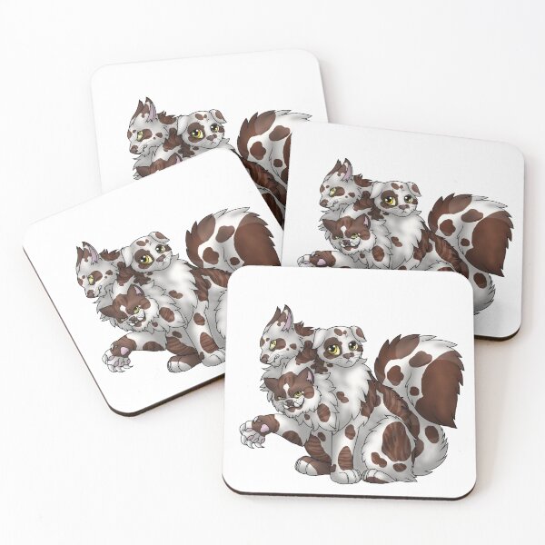 Item preview, CerPURRus: Chocolate Bicolor Tabby designed and sold by spyroid101.