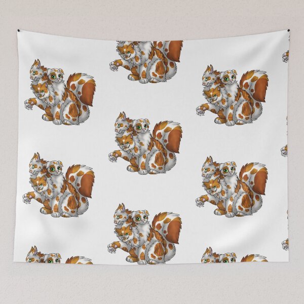 Item preview, CerPURRus: Ginger Bicolor Tabby designed and sold by spyroid101.