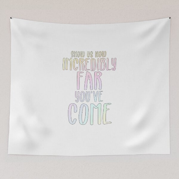Item preview, Trolls-Inspired "How Far You've Come" designed and sold by mulberrydragon.