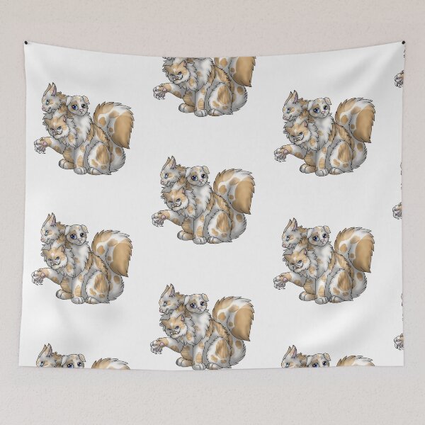 Item preview, CerPURRus: Cream Bicolor Tabby designed and sold by spyroid101.