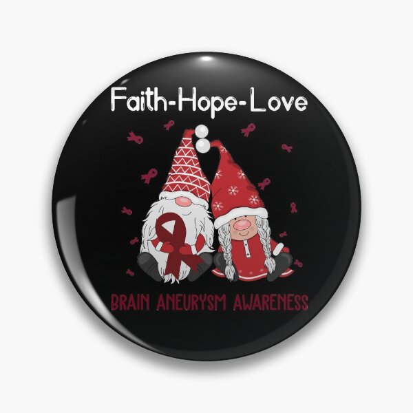 Item preview, Faith Hope Love Brain Aneurysm Awareness designed and sold by Sabfit.