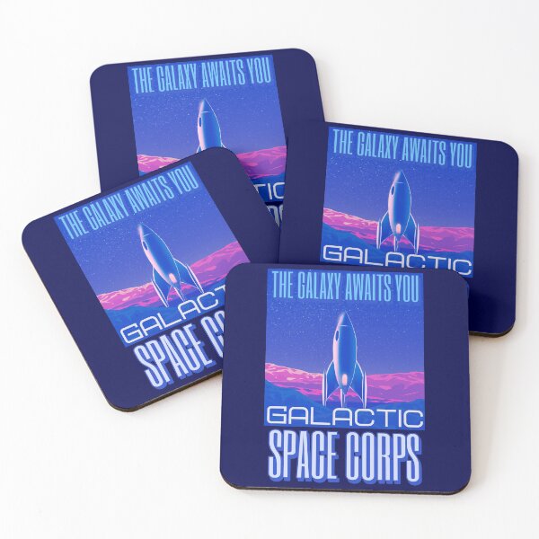 Item preview, Galactic Space Corps Recruitment Poster - Rocket designed and sold by CRHPOD20.