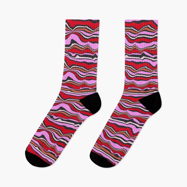 Artikelvorschau, Linien Rot und Rosa entworfen und verkauft von vanidesign.