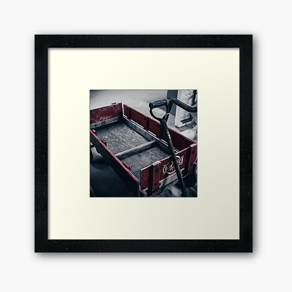 Red Wagon Framed Art Print