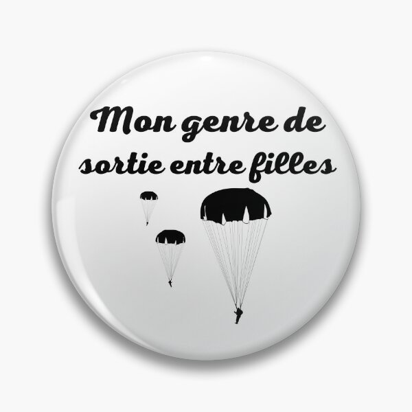 Item preview, Mon genre de sortie entre filles, sky diving girls designed and sold by Smileycreation.