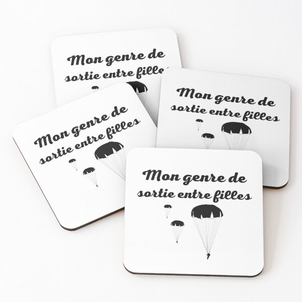 Item preview, Mon genre de sortie entre filles, sky diving girls designed and sold by Smileycreation.