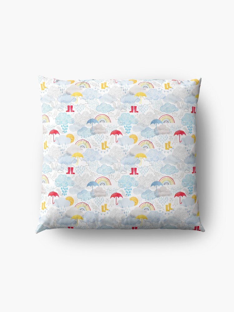 Alternate view of April Showers Floor Pillow