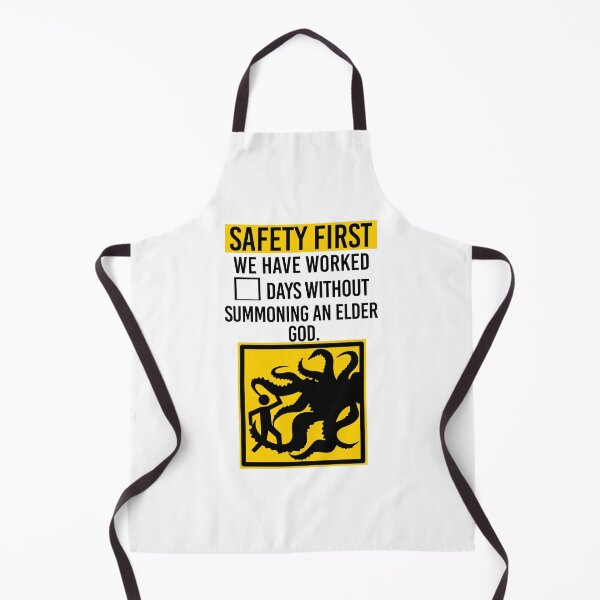 Item preview, Safety First: We Have Worked (Blank) Days Without Summoning an Elder God designed and sold by Zoe Perdita.