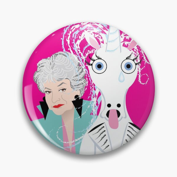 Item preview, Choking Poster featuring Bea Arthur and a unicorn designed and sold by ruralmodernist.