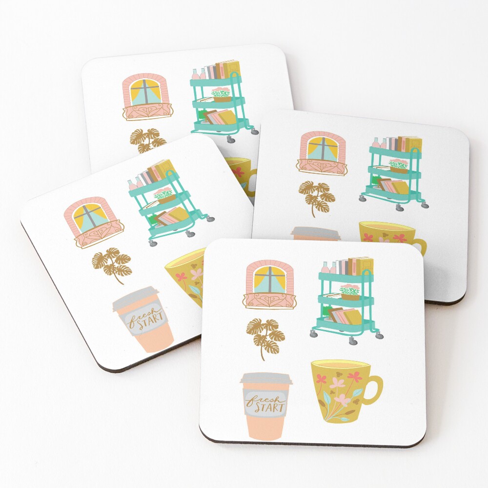 Item preview, Coasters (Set of 4) designed and sold by FabCreative.