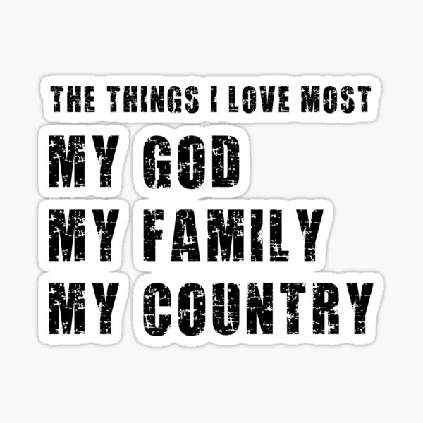 God. Family. Country. Buckle - AndWest