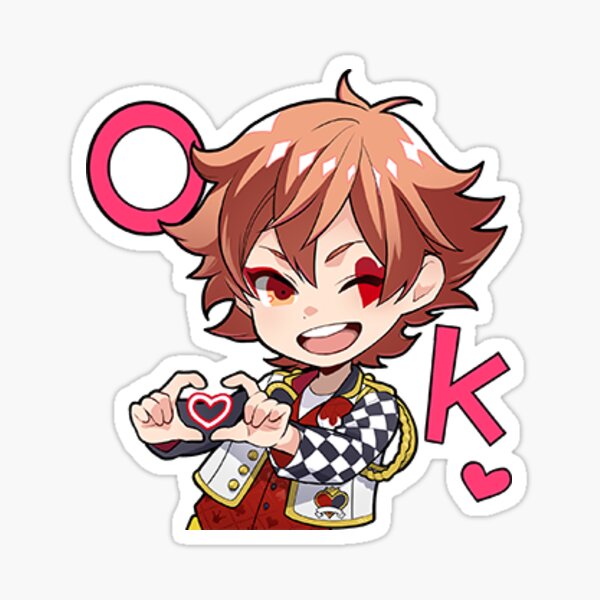 Ace Trappola - Chibi OK Sticker Sticker