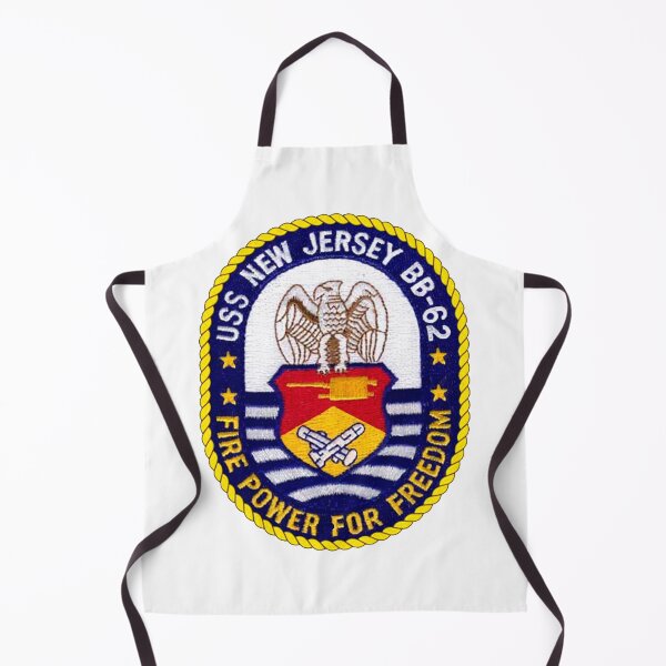 Item preview, USS New Jersey BB-62 Crest designed and sold by Nikki SpaceStuffPlus.