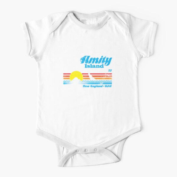 Amity Island Short Sleeve Baby One-Piece