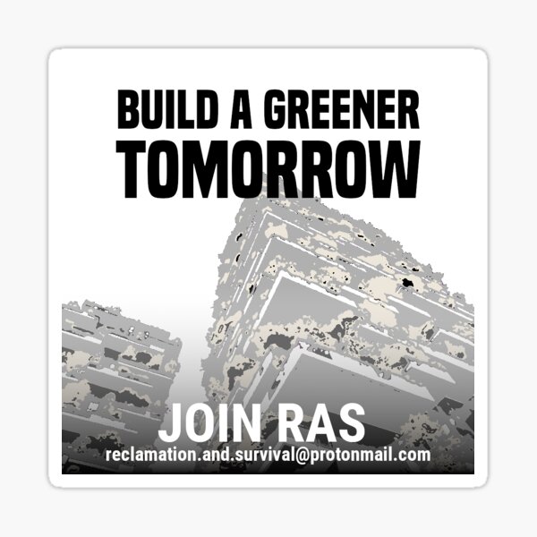 Build a Greener Tomorrow Sticker