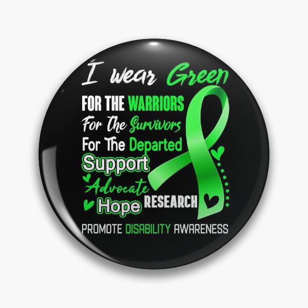 Item preview, I Wear Green For The Warriors Promote Disability Awareness designed and sold by hvoid41.