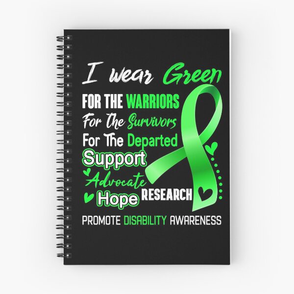 Item preview, I Wear Green For The Warriors Promote Disability Awareness designed and sold by hvoid41.