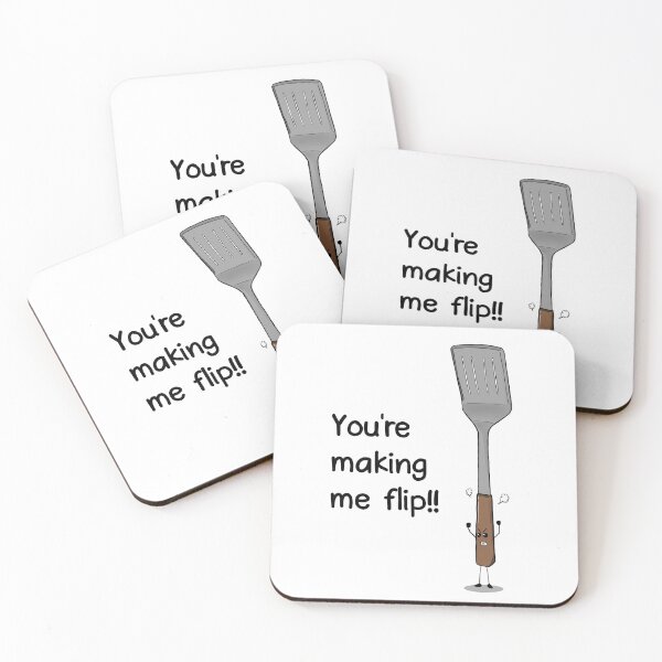 Item preview, You're making me flip BBQ barbeque summer holiday designed and sold by MeowsAndMakes.