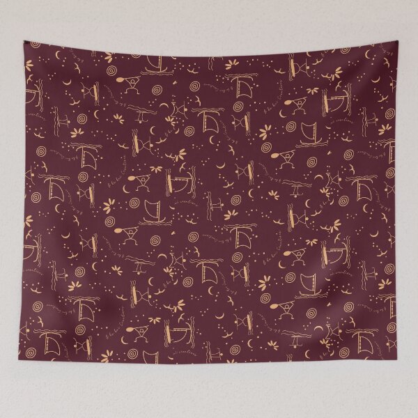 Artikelvorschau, O ke Kai Petroglyph Maroon entworfen und verkauft von okekai.