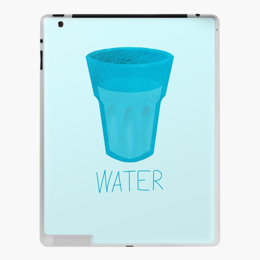 Cute Glass of Water Art Print for Sale by koolkidzone