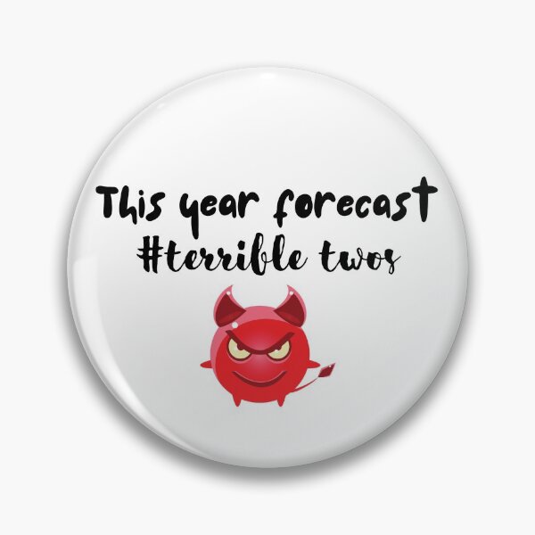Item preview, This year forecast, terrible twos is evil designed and sold by Smileycreation.