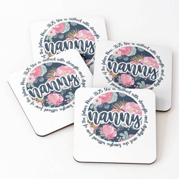 Artikelvorschau, Christliche Schrift Sprüche 31:25 NANNY Mit Stärke bekleidet NANNY Gift entworfen und verkauft von FazCreations.