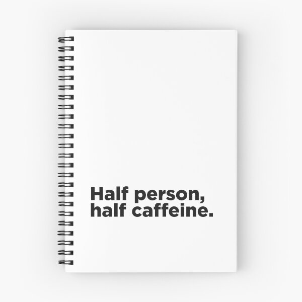 Item preview, Half Person, Half Caffeine. designed and sold by Memefy.