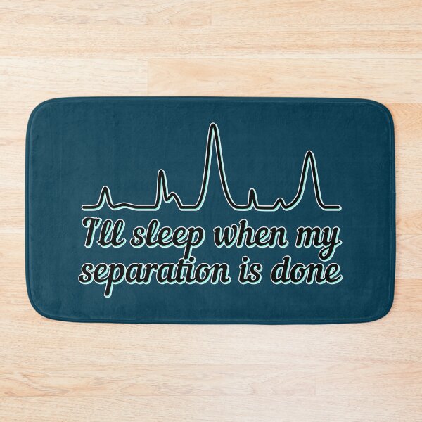 Item preview, Ill Sleep When My Separation is Done - Black and Teal, Dark Background designed and sold by Artsy-Chemist.