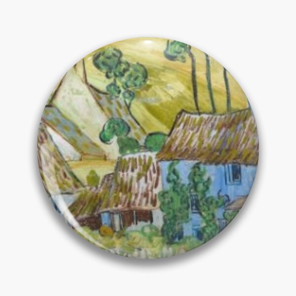 Item preview, Farms Near Auvers Painting By Vincent Van Gogh designed and sold by JDesigningMO.