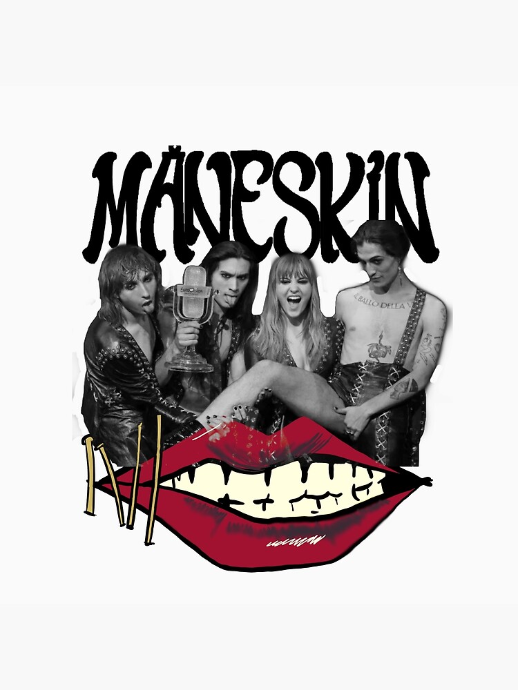 Maneskin Zitti E Buoni Poster By Scalimento Redbubble 