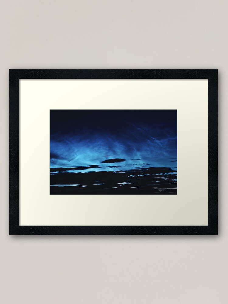 Alternate view of 2021-06-05 Noctiucent Clouds Display 8 Framed Art Print