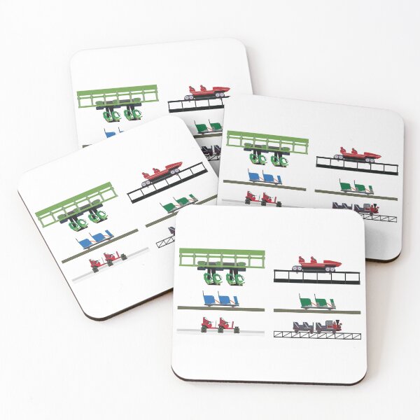 Item preview, Silverwood Coaster Cars Design designed and sold by CoasterMerch.
