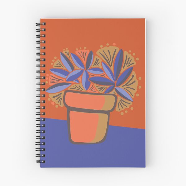 Item preview, Sunset, abstract floral on orange and purple designed and sold by Susan Marie Williams.