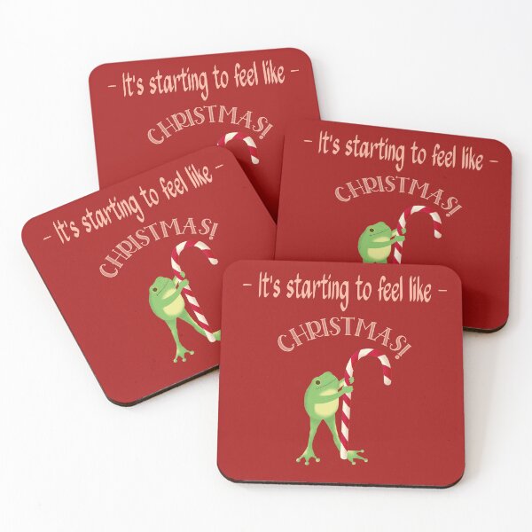 Item preview, Merry Christmas Frog Holding Candy Cane designed and sold by darikamc.