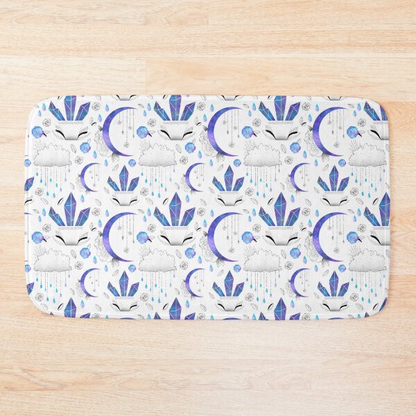 Item preview, Moon, Crystals, and Clouds Pattern designed and sold by JBeasleyDesigns.