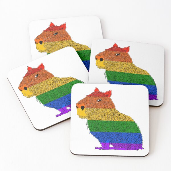 Item preview, Pride Capybara designed and sold by oddlybigbear.
