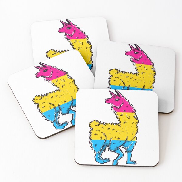 Item preview, Pan Pride Flag Llama designed and sold by oddlybigbear.